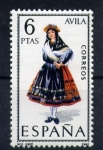 Stamps Spain -  serie- Trajes regionales