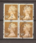 Stamps United Kingdom -  Isabel II.