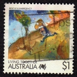 Stamps Australia -  Living together