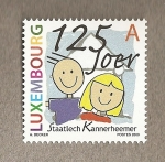 Stamps Luxembourg -  125 Aniv. de las casas del estado para la infancia