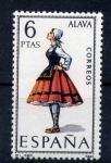 Stamps Spain -  serie- Trajes regionales