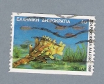 Stamps Greece -  Fondo marino
