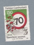 Stamps : Asia : Turkey :  Limite de velocidad