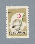 Stamps : Asia : Turkey :  Bandera