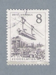 Stamps Yugoslavia -  Industria de la madera