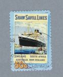 Stamps : Oceania : Australia :  Barco