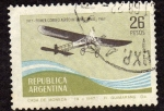 Sellos de America - Argentina -  1er. Correo aereo internacional