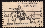 Stamps United States -  Centenario guerra civil