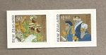 Stamps New Zealand -  Navidades