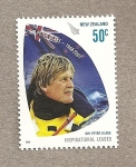 Stamps New Zealand -  Sir Peter Blake