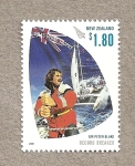 Sellos de Oceania - Nueva Zelanda -  Sir Peter Blake