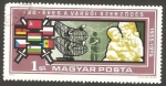 Stamps Hungary -  20 anivº del Pacto de Varsovia