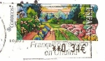 Stamps Spain -  cuadro la mañana en el jardín