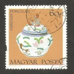Stamps Hungary -  2258 - Jarrón de porcelana