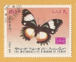 Stamps : Asia : Yemen :  Mariposa