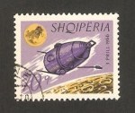 Stamps Albania -  alunizaje