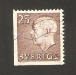 Stamps Sweden -  gustavo VI