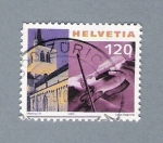 Stamps Switzerland -  Violín