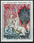 Stamps France -   La dama y unicornio