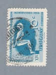 Stamps : America : Uruguay :  Sudamericano de Natación