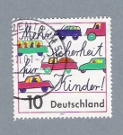 Stamps : Europe : Germany :  Tráfico de coches