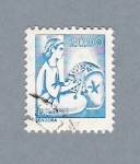 Stamps : America : Brazil :  Bendeira