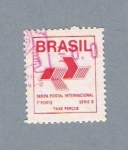 Sellos de America - Brasil -  Tarifa Postal Internacional