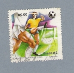 Stamps : America : Brazil :  Campeonato Mundial de futbol 82