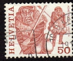 Stamps Switzerland -  Costumbre Populares
