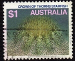 Sellos de Oceania - Australia -  Crown of thorns starfish