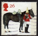 Stamps : Europe : United_Kingdom :  Guardia a caballo