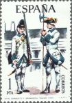 Stamps Spain -  uniformes militares