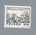 Stamps Poland -  Cazería
