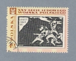 Stamps Poland -  Montecassino