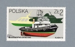 Stamps : Europe : Poland :  Barcos