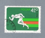 Stamps : Europe : Poland :  Atletismo