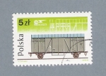 Stamps Poland -  Trenes
