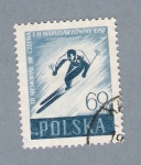 Stamps Poland -  Esqui