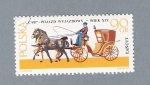 Stamps Poland -  Carruaje