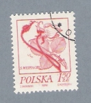 Sellos de Europa - Polonia -  Flor