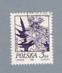 Stamps : Europe : Poland :  Flor