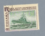 Stamps Poland -  Barco