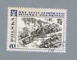 Stamps Poland -  Soldados