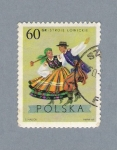 Stamps Poland -  Bailes tradicionales