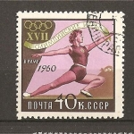 Stamps : Europe : Russia :  Juegos Olimpicos de Roma.
