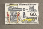 Stamps Czechoslovakia -  Cañones de las guerras husitas