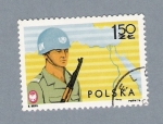 Stamps Poland -  Soldado de la ONU