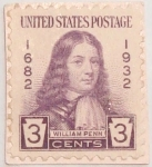 Stamps : America : United_States :  william penn