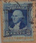 Stamps United States -  george washington