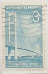 Stamps : America : United_States :  the mackinac britge